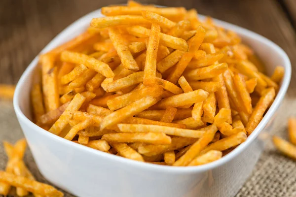 Potato Sticks on table — Stock Photo, Image