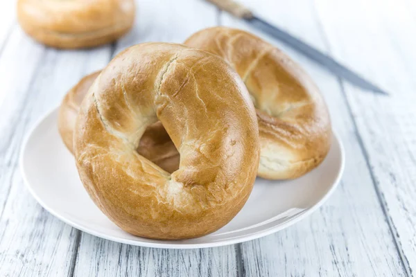 Vers gebakken bagels — Stockfoto