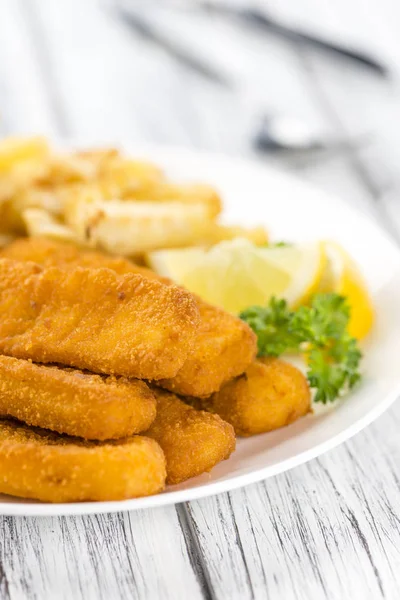 Portion of Fish Fingers — Stock Photo, Image