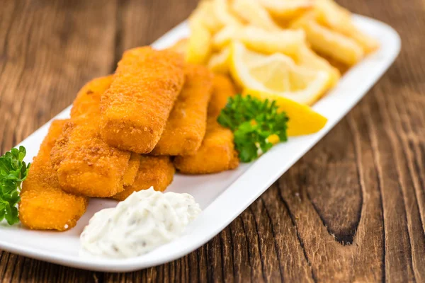 Fried Fish Fingers — Stock Photo, Image