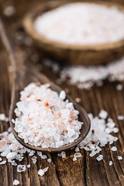 Pink Salt on a vintage background — Stock Photo, Image