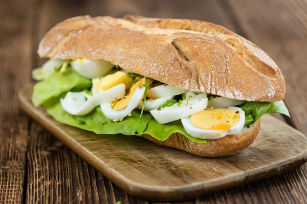 Portion of sliced Eggs — Stock Photo, Image