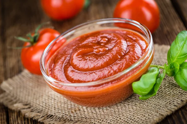 Ketchup de tomate caseiro — Fotografia de Stock