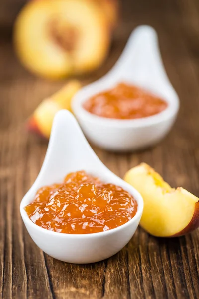 Marmellata di pesche fresca — Foto Stock