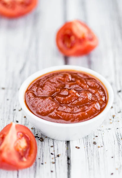 Hausgemachtes Tomatenketchup — Stockfoto