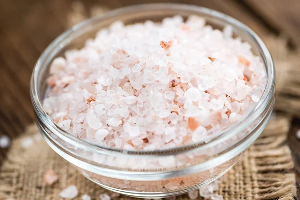 Gedeelte van roze zout — Stockfoto