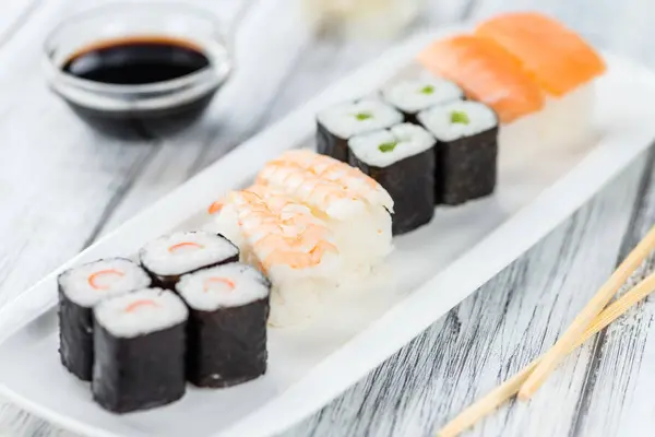 Some fresh made Sushi — Stock Photo, Image