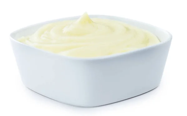 Aardappelpuree geïsoleerd op wit — Stockfoto