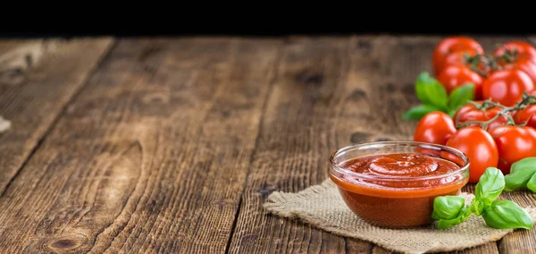 Färsk gjorde Ketchup — Stockfoto