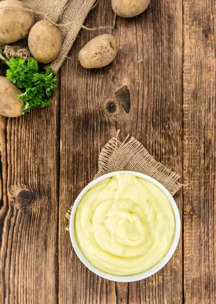 Portion of homemade Mashed Potatoes — Stock Photo, Image