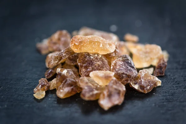 Porzione di caramelle di roccia marroni — Foto Stock