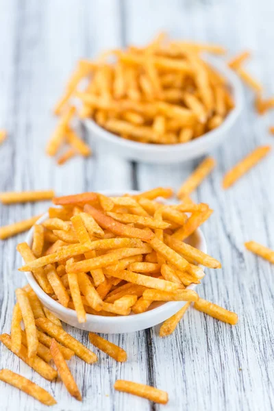 Portion of fried potato sticks — Stock Photo, Image