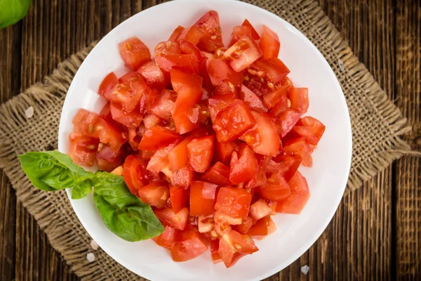 Zelfgemaakte gesneden tomaten — Stockfoto