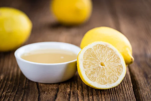 Succo di limone fresco — Foto Stock