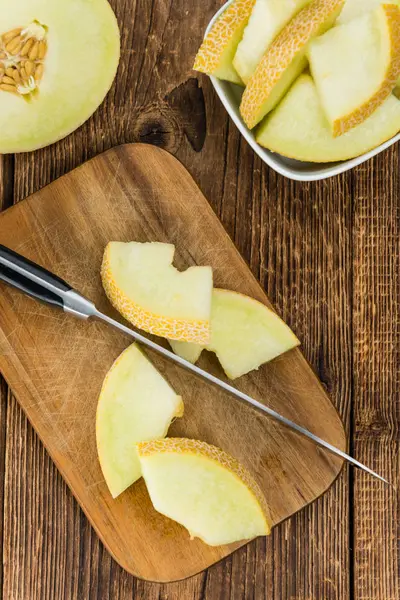 Porzione di melone melata — Foto Stock