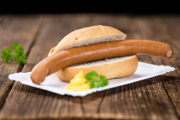 Wiener sosis (seçici odak) — Stok fotoğraf