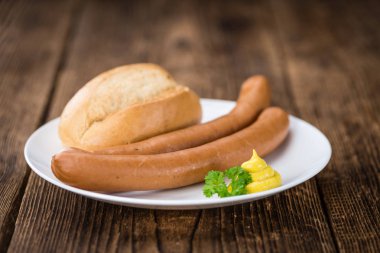 Fresh made German Sausages  clipart
