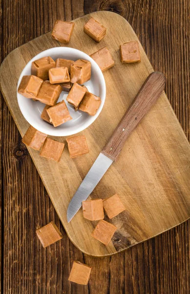 Doces de caramelo na tigela — Fotografia de Stock