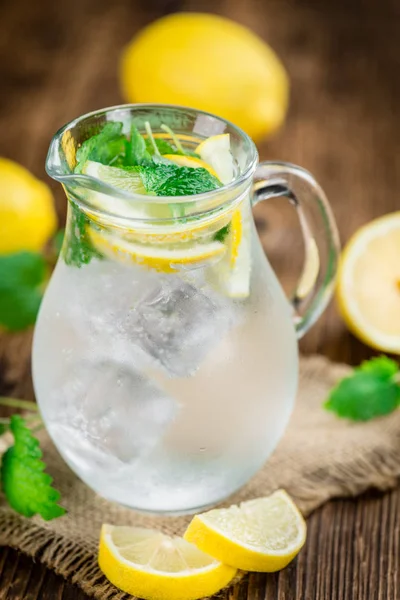 Portion of Lemonade with mint — Stock Photo, Image