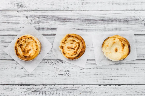 Färsk gjorde Cheesecakes — Stockfoto