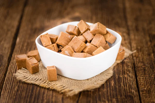 Portion of homemade Caramel — Stock Photo, Image