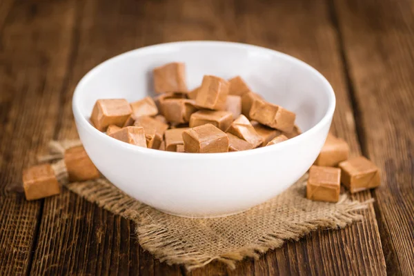 Doces de caramelo na mesa — Fotografia de Stock