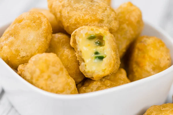 Nuggets di formaggio chili fatti in casa — Foto Stock