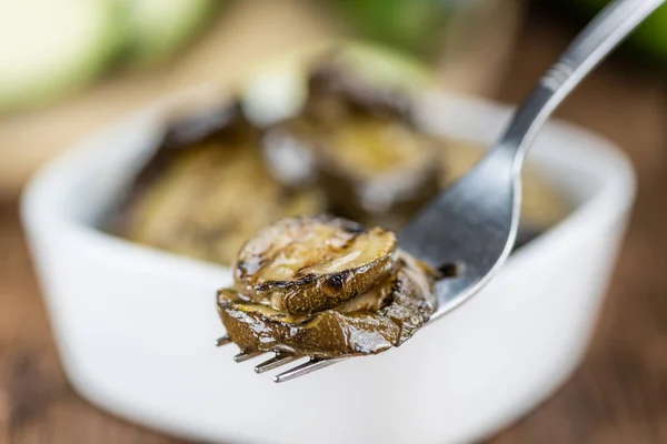 Zelfgemaakte gegrilde courgettes — Stockfoto