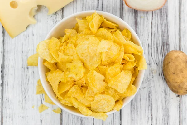 Portion of Potato Chips — Stock Photo, Image