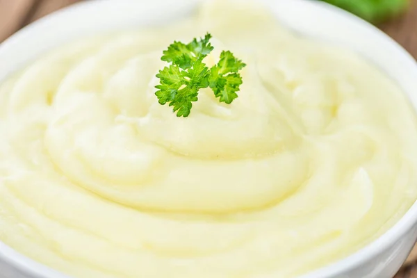 Aardappel puree met peterselie — Stockfoto