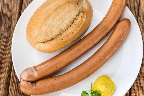 新鲜的的德国香肠 — 图库照片