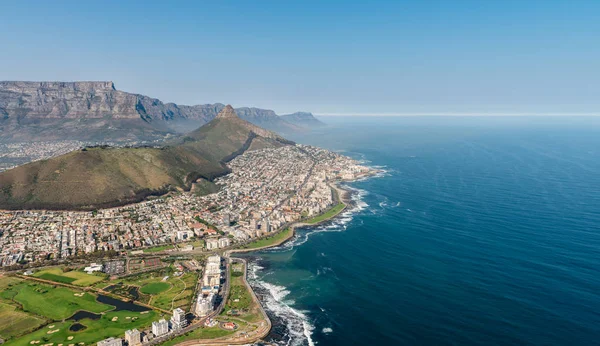 Cape Town, Güney Afrika (havadan görünümü) — Stok fotoğraf
