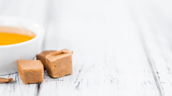 Şurubu (karamel tadı) (çekim seçici odak, yakın çekim) — Stok fotoğraf