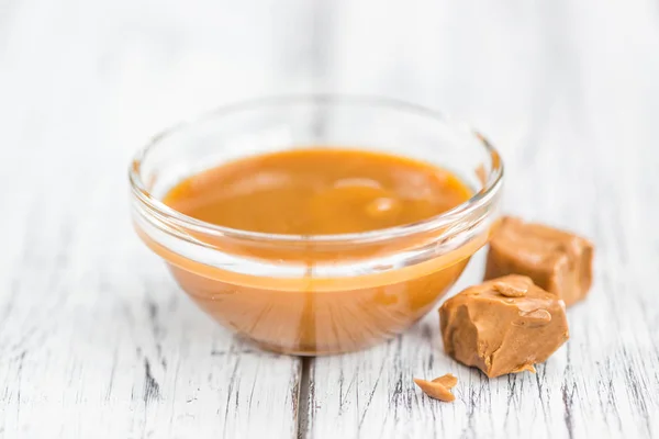 Portion of Caramel Sauce — Stock Photo, Image