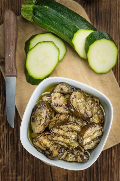 Porzione di zucchini grigliati — Foto Stock