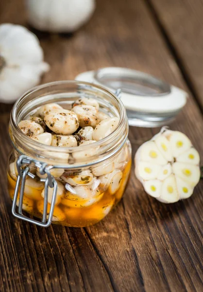 Portion of Preserved Garlic — Stock Photo, Image