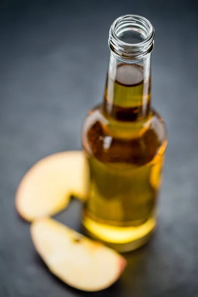 Bottle of Apple Cider — Stock Photo, Image