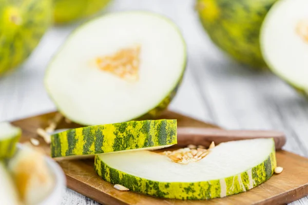 Gedeelte van Futuro meloenen — Stockfoto