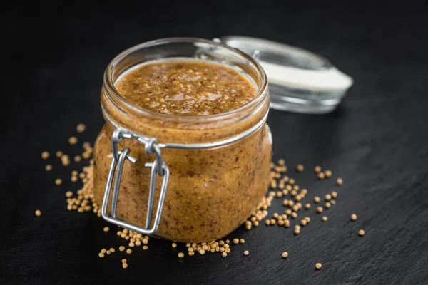 Portion of sweet Mustard — Stock Photo, Image