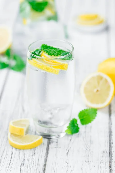 Homemade Lemonade on table — Stock Photo, Image