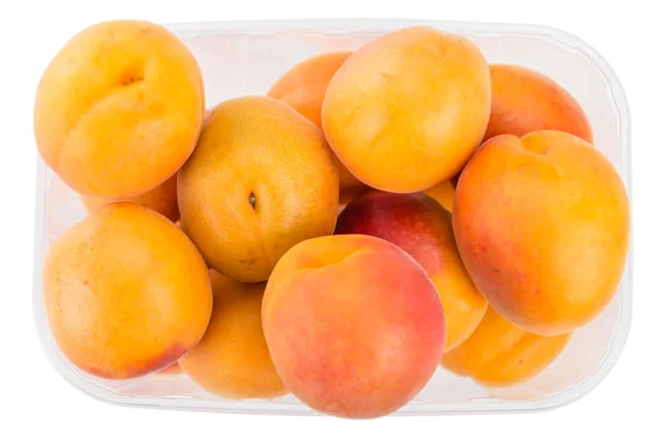 Частина свіжих абрикосів — стокове фото