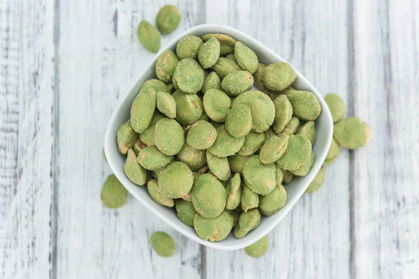 Cacahuetes con sabor Wasabi — Foto de Stock