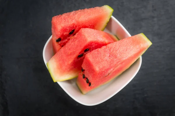 Watermelon on a vintage background — Stock Photo, Image