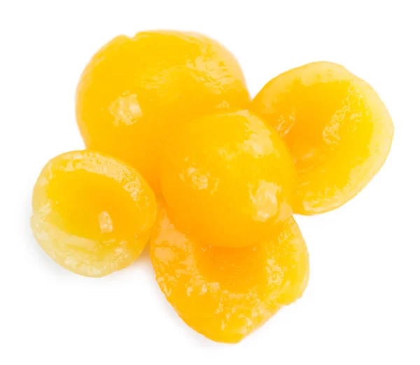 Portion av färska gjort syltade aprikoser — Stockfoto