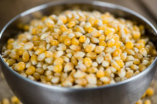 Gedeelte van maïs close-up — Stockfoto