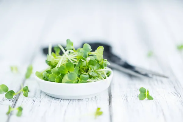 Gesneden Cress portie — Stockfoto