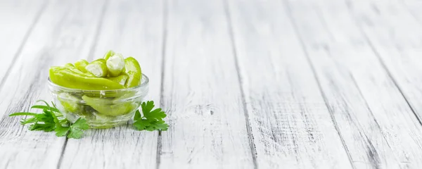 Pimientos cheios de queijo creme — Fotografia de Stock