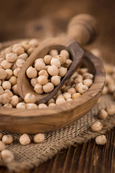 Pile of dried chickpeas — Stock Photo, Image