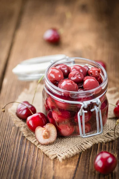 Sweet czereśnie zakonserwowane — Zdjęcie stockowe