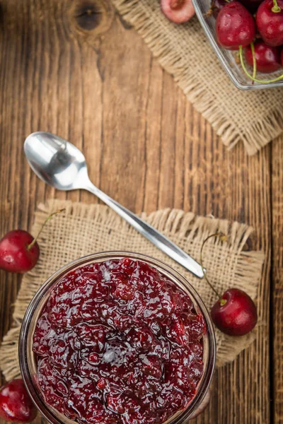 Sweet cherry jam — Stock Photo, Image